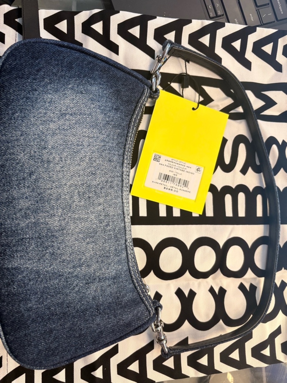 Marc Jacobs Faded Denim Shoulder Bag NWT